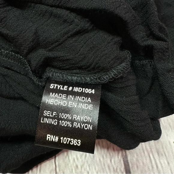 NWT libby story boutique beachwear mini dress coverup sz small corset tie sides - Picture 9 of 11